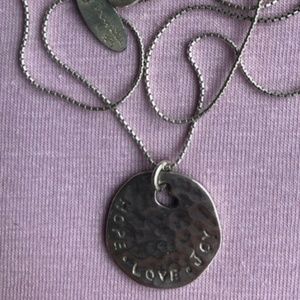 “Magnolia “Sterling Silver Pendant Necklace.